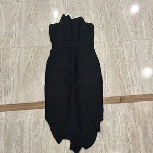 By Johnny Black Strapless dress with zipper